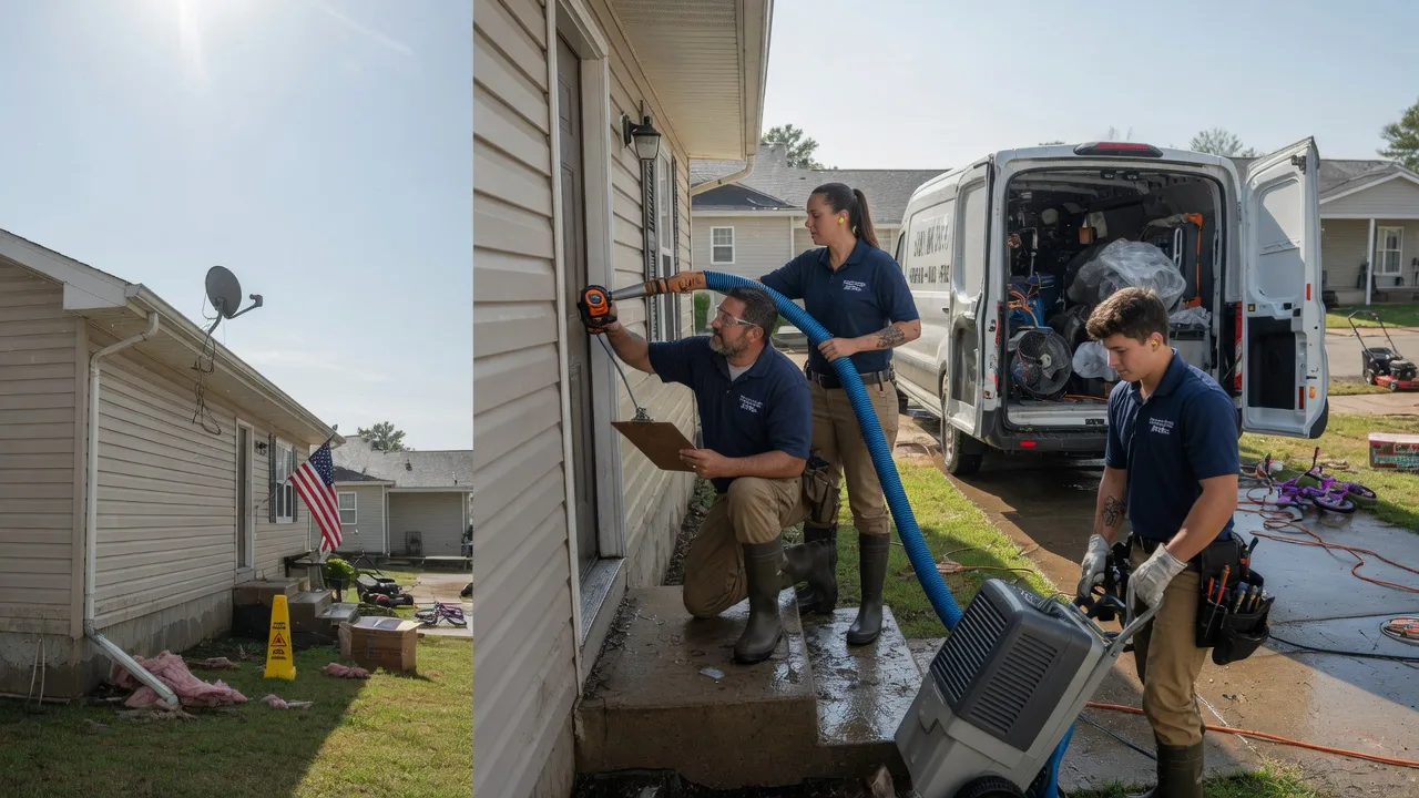 Ceiling Water Damage Restoration in Overpeck, OH near me
